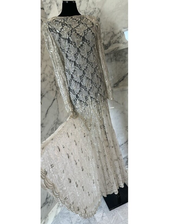 Scala Dresses & Skirts - Scala Beaded And Sequined Couture Collection Vintage Dress